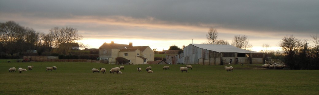 A Hill Farm as the Sun Went Down