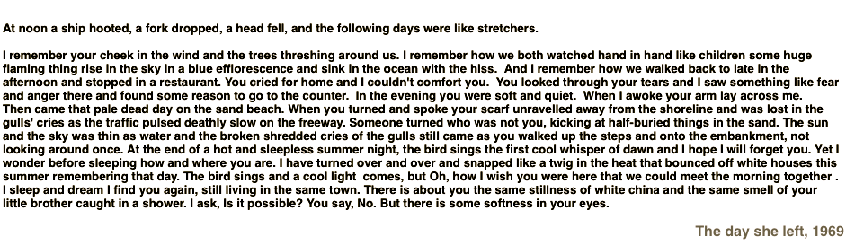 The Day She Left