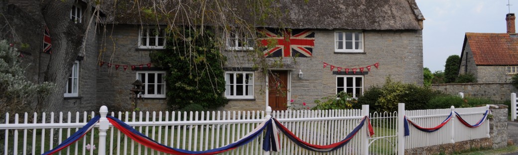 A Village House Decorated for the Jubilee Celebrations