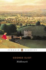 I love the novel Middlemarch, but my Penguin edition of Middlemarch has 838 pages excluding notes. So I listened to Middlemarch through the earbuds of my iPhone while driving to work.