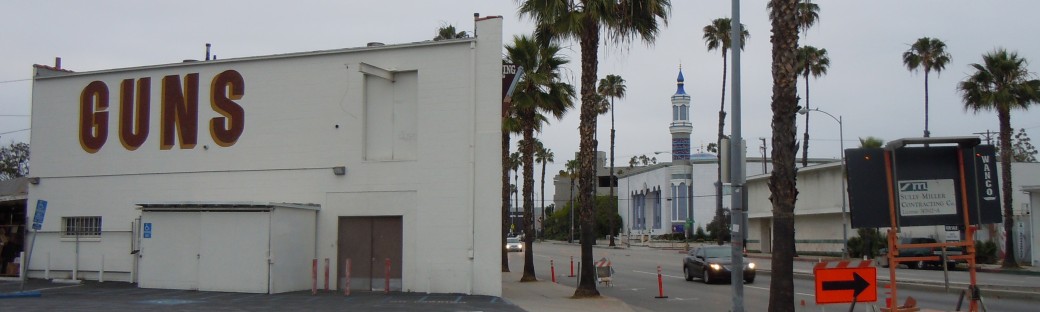 The Gun shop and mosque on Washington Boulevard