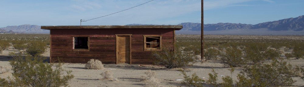 An Old Cabin in Wonder Valley near Twentynine Palms